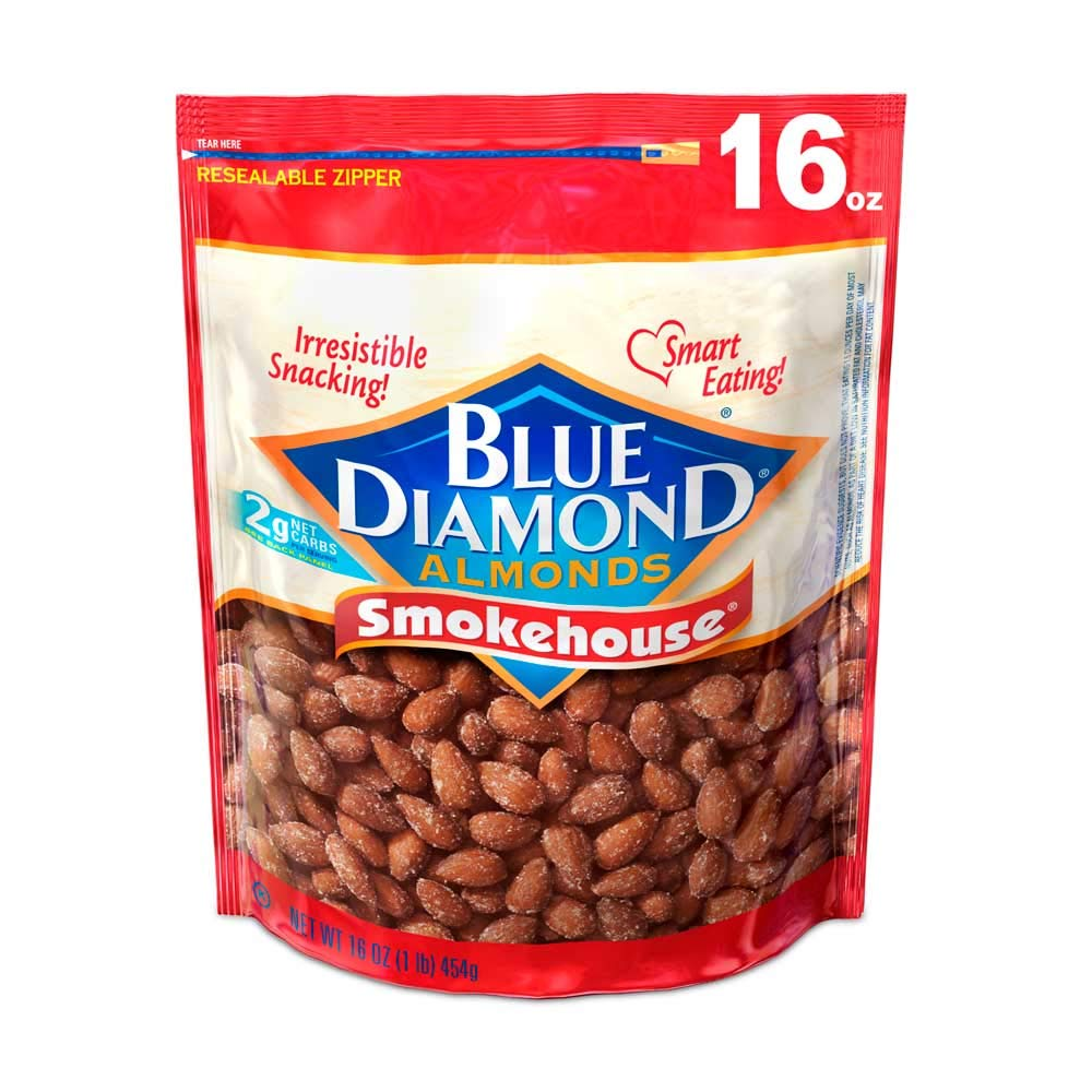 Blue Diamond Smokehouse Almonds, 16 oz [Pack of 6]