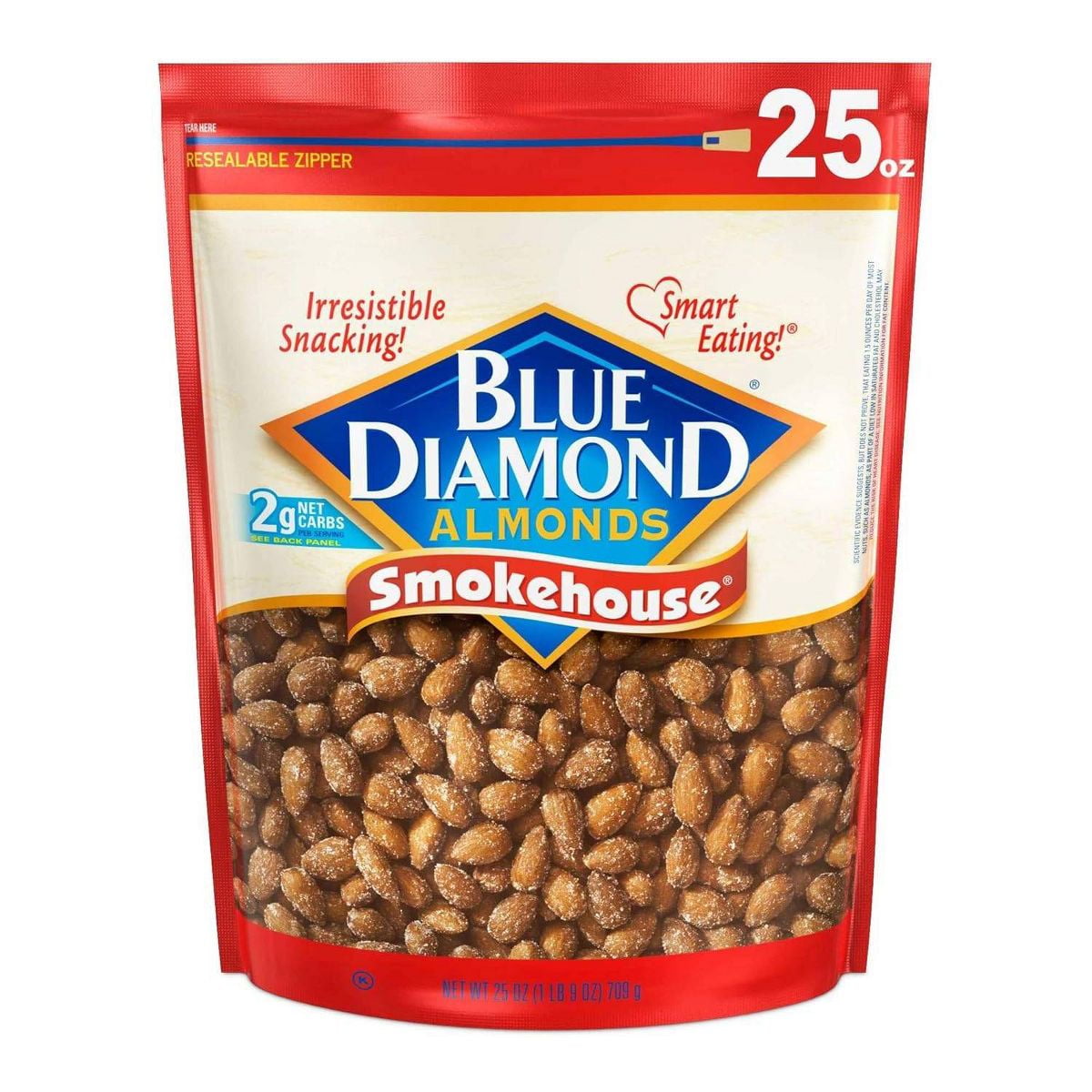Blue Diamond Smokehouse Almonds - 25oz - Pack of 2