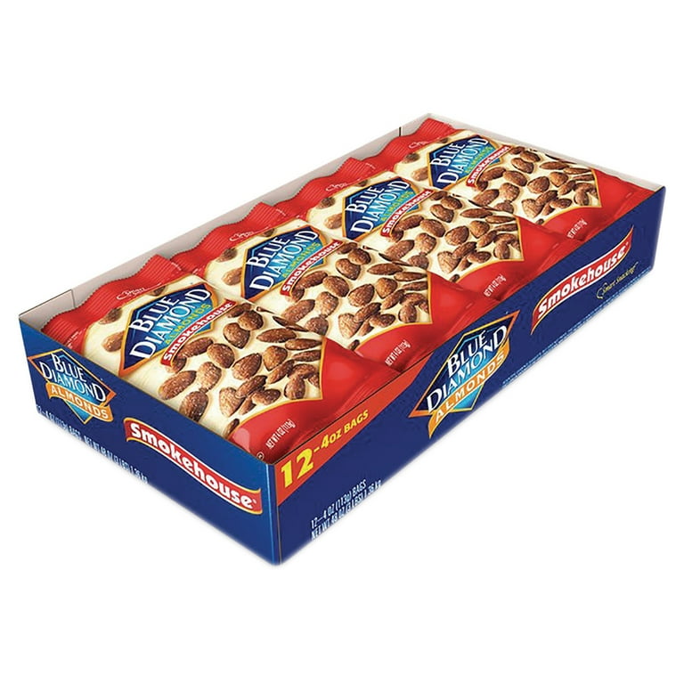 Smokehouse Flavored Almonds, 4 oz Bag, 12 Bags/Box Smokehouse Flavored Almonds, 4 oz Bag, 12 Bags/Box