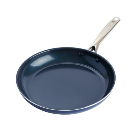 Blue Diamond - 12" Non-Stick Frying Pan - Blue/Silver