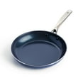 thumbnail interactive-video image 1 of Blue Diamond Toxin Free Ceramic Nonstick Safe Open Frypan/Skillet, 10", 1 of 11