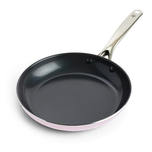 Blue Diamond Toxin-Free Ceramic and Dishwasher Safe Frying Pan, 10", Pink