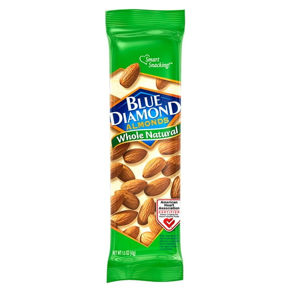 Blue Diamond Whole Natural Almonds, 1.5 Oz., 12 Count