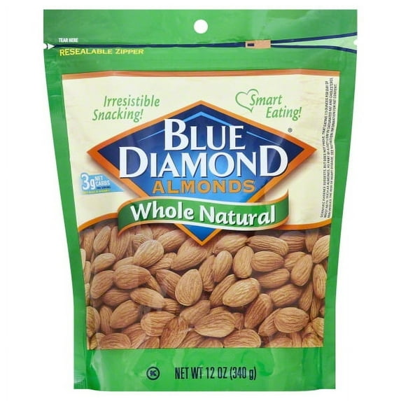 Blue Diamond® Whole Natural Almonds 12 oz.