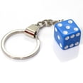 thumbnail image 1 of Blue Dice Keychain, 1 of 1