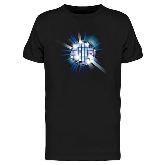 Blue Disco Ball.  T-Shirt Men -Image by Shutterstock, Male XX-Large