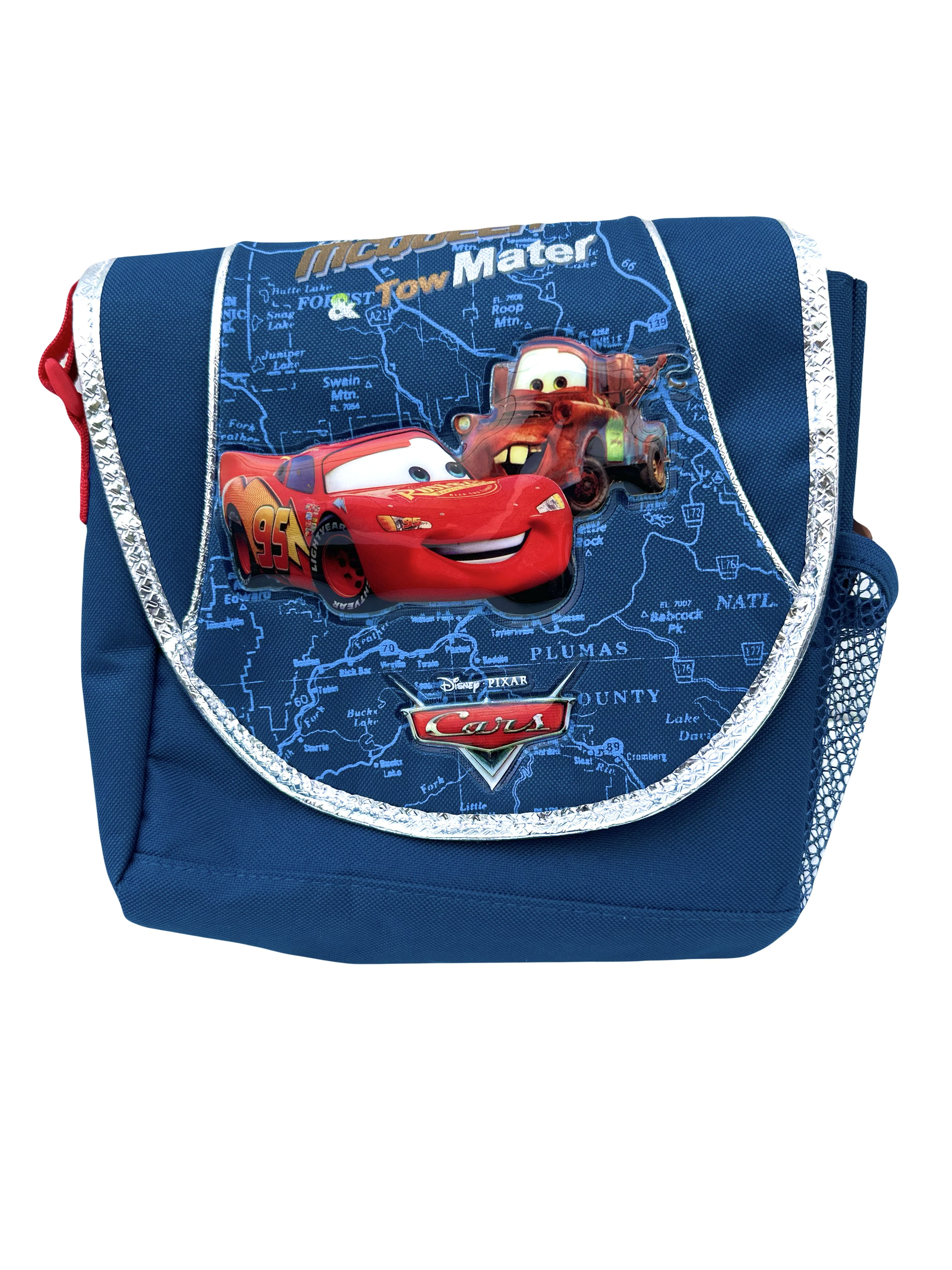 Blue Disney Cars Lunch Bag -Mcqueen Mater Lunch Bag