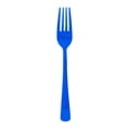 thumbnail image 1 of Blue Disposable Forks 25 Pc 7 Inch, Graduation Party Supplies, Paper Plates Party Matching Tableware Set, 1 of 3