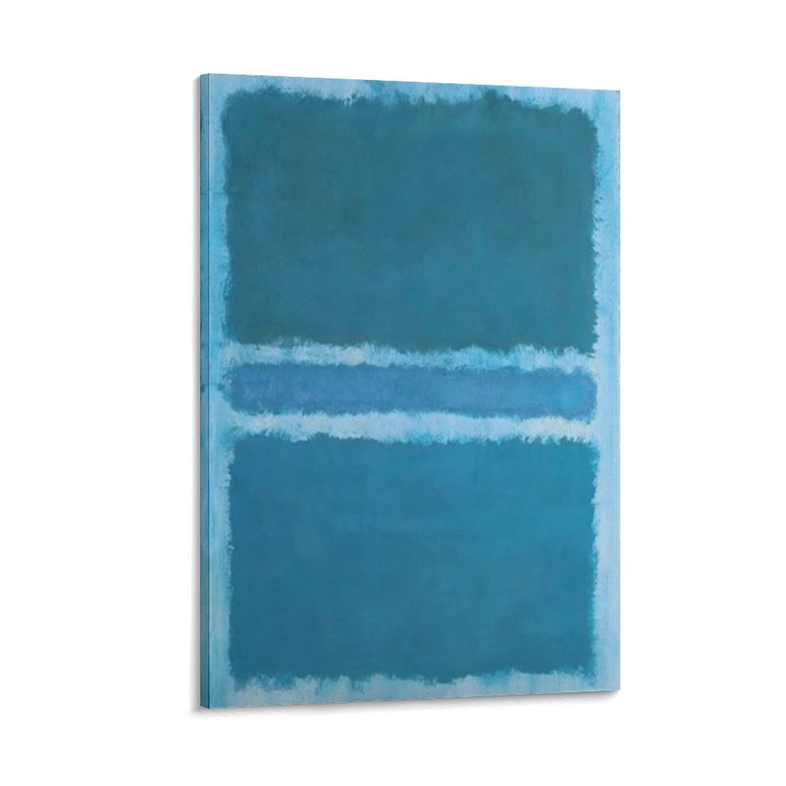 Blue Divided by Blue 1966 by Mark Rothko Painting On Canvas Wall Art ...