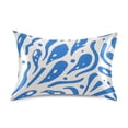 thumbnail image 1 of Blue Doddle Graffiti Satin Pillowcase Envelope Design Pillow Covers 1 Pack King Size 20" x 40", 1 of 9