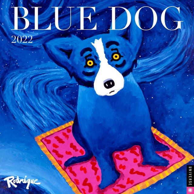 Blue Dog 2022 Wall Calendar (Calendar)