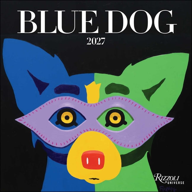 Blue Dog 2027 Wall Calendar, (Paperback)