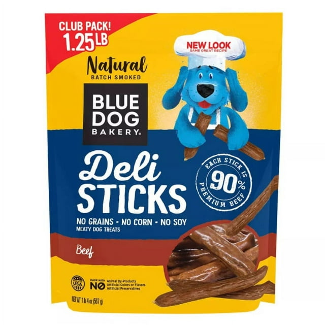 Blue Dog Bakery Deli Beef Sticks for Dogs, 1.25 lbs.