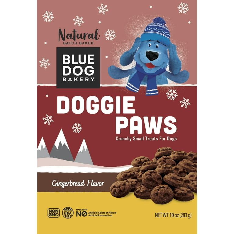 Blue Dog Bakery Gingerbread Doggie Paws 10oz Walmart