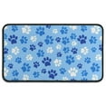 thumbnail image 1 of Blue Dog Paw Footprint Door Rugs,Washable Non Slip Door Mats Indoor,Decorative Door Mats,Entry Mat Indoor for Entrance,Bedroom,Kitchen,Bathroom,30"x17", 1 of 6