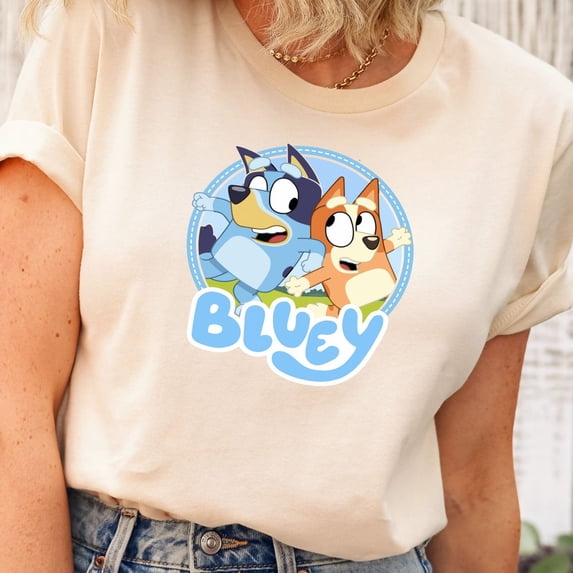 Blue Dog Shirt,Blue Dog Family Shirt, Cartoon Shirt, Blue Dog Friends Shirt Unisex S-5XL Hot Trending Shirt, Vintage Birthday Gift