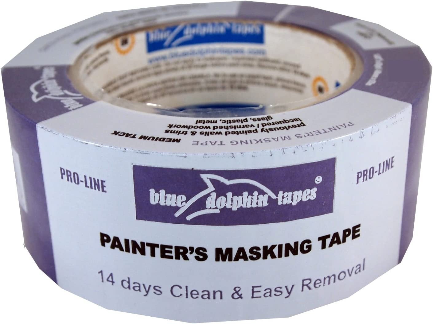 Blue Dolphin 14Day Masking Tape, Blue 24Milimeters X 55Milimeters