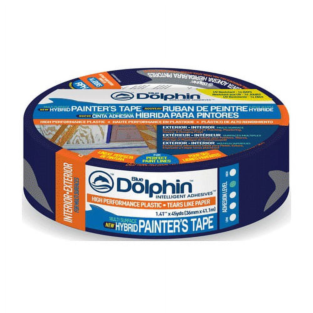 Blue Dolphin TP EXT S 0200 Smooth Surface Exterior Tape 45 yd L 1.88 in