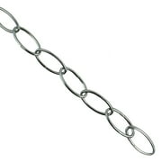 Blue Donuts 36  Chrome Round Hanging Planters with Adjustable Strong Hold Chain
