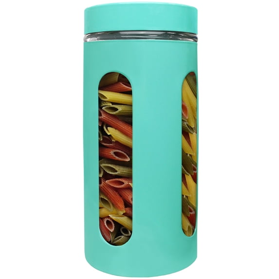 Blue Donuts 44oz Stainless Steel Canister with Window - Turquoise