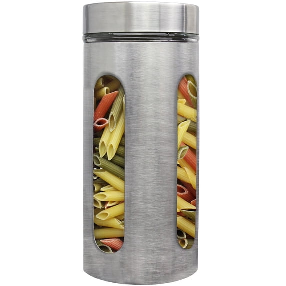 Blue Donuts 44oz Stainless Steel Canister with Window