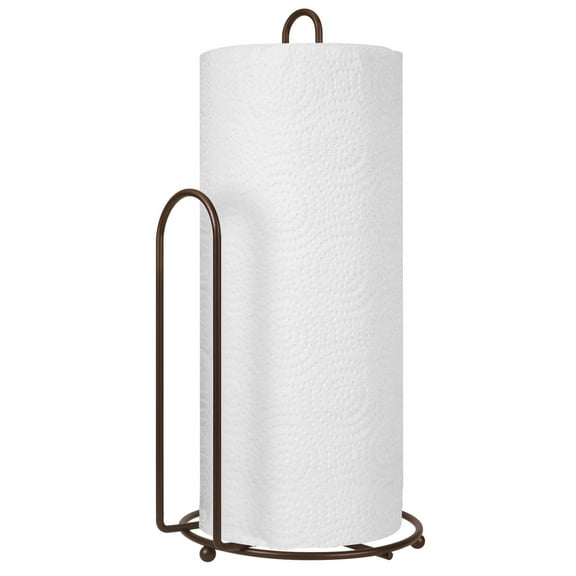 Blue Donuts Bronze Paper Towel Holder