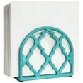 thumbnail image 1 of Blue Donuts Cast Iron Classic Napkin Holder - Turquoise, 1 of 7
