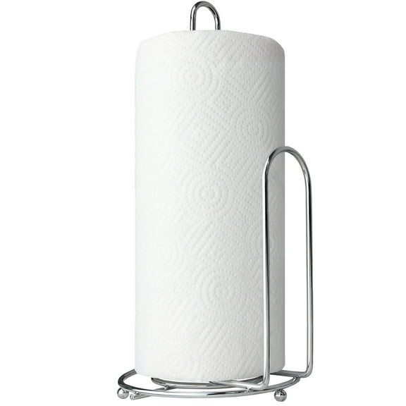Blue Donuts Chrome Paper Towel Holder