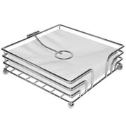 Blue Donuts Napkin Holder Flat Wire - Chrome