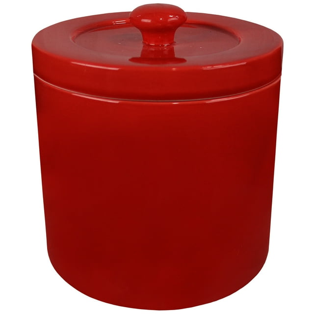 Blue Donuts Red Ceramic Nonstick Grease Food Storage Container
