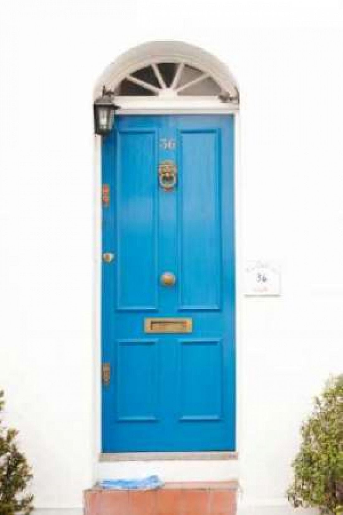 Blue Door Canvas Art - Karyn Millet (12 x 18)