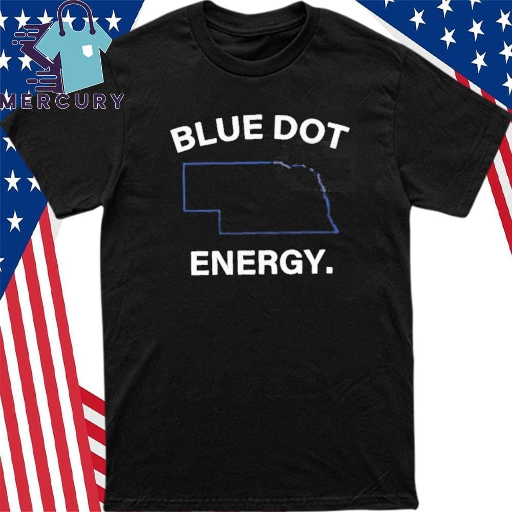 Blue Dot In A Red State Nebraska Shirt