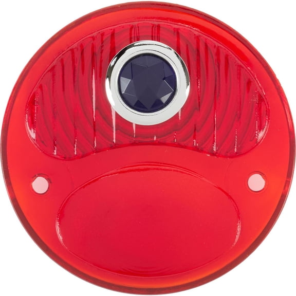 Blue Dot Tail Light Lens, Fits 1928-1931 Ford Model A