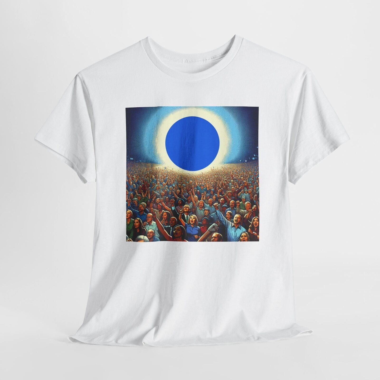 Blue Dot, Vote Blue to Save America, Gildan Unisex Heavy Cotton Tee