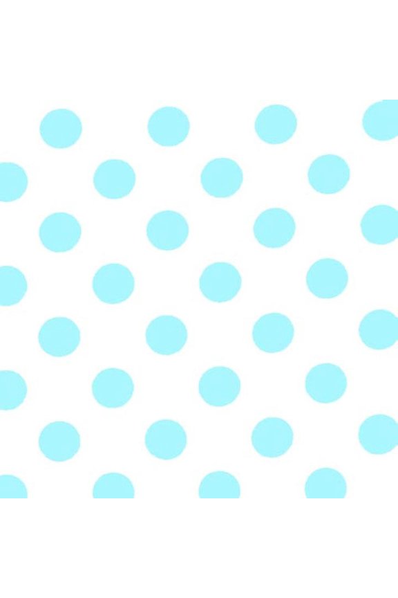 Blue Dots Table Cover - Plastic - Rectangle - 54in. x 108in. - 1 Piece (fdp93123)