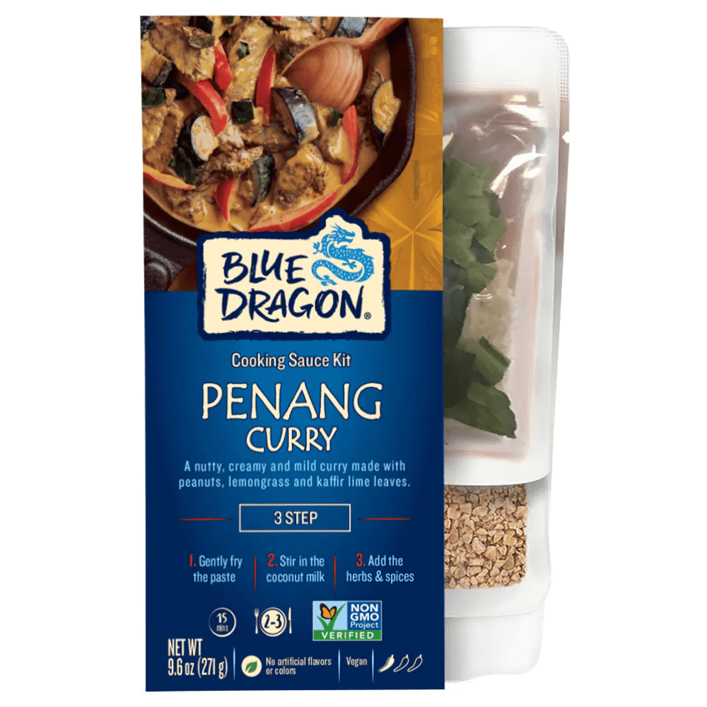 Blue Dragon 3 Step Penang Curry Sauce Kit, 9.6 oz [Pack of 6] - Walmart.com