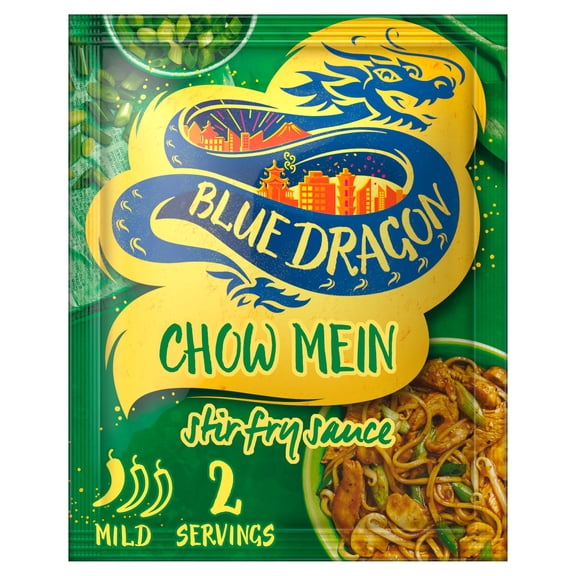 Blue Dragon Chow Mein Stir Fry Sauce 120G, Imported from Britain