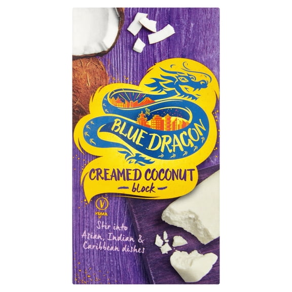 Blue Dragon Creamed Coconut 200G, Imported from Britain