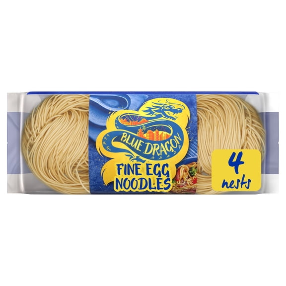 Blue Dragon Fine Egg Noodles 250g, Imported from Britain