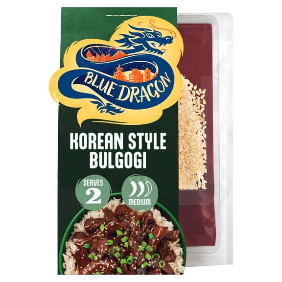 Blue Dragon Korean Bulgogi Rice Kit 351g, Imported from Britain