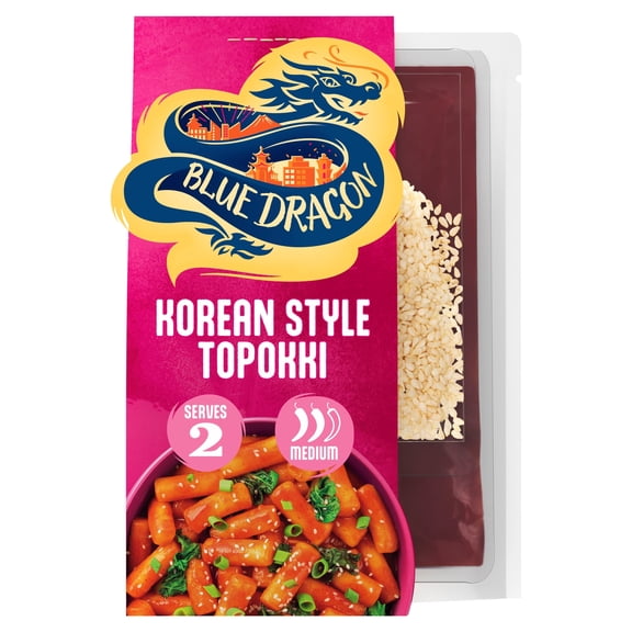 Blue Dragon Korean Topokki kit 281g, Imported from Britain