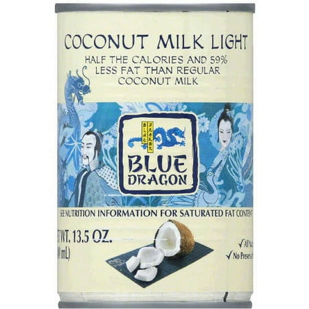product image of Blue Dragon Light Coconut Milk, 13.5 oz, (Pack of 12)