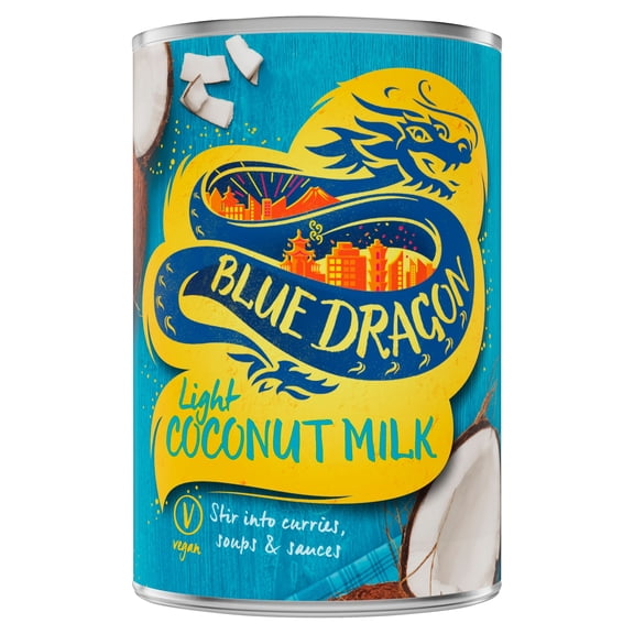 Blue Dragon Light Coconut Milk 400ml, Imported from Britain