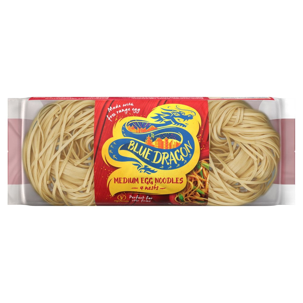 Blue Dragon Medium Egg Noodles 250g (pack of 8)
