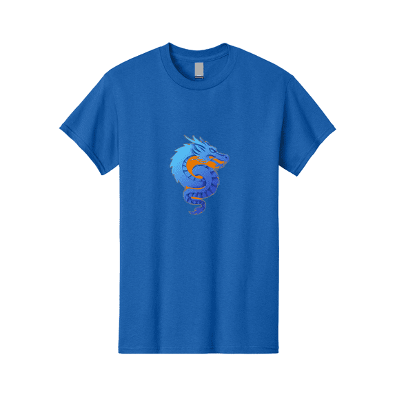 Blue-Dragon Mens Graphic Tee, 100% Cotton, Casual Summer Wear BAA173