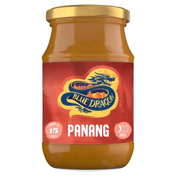 Blue Dragon Mild Panang Curry Sauce 375g, Imported from Britain