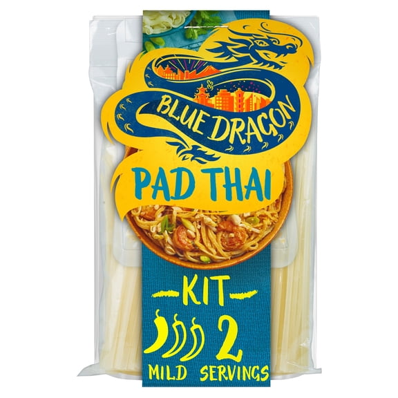 Blue Dragon Pad Thai Noodles Kit 265G, Imported from Britain