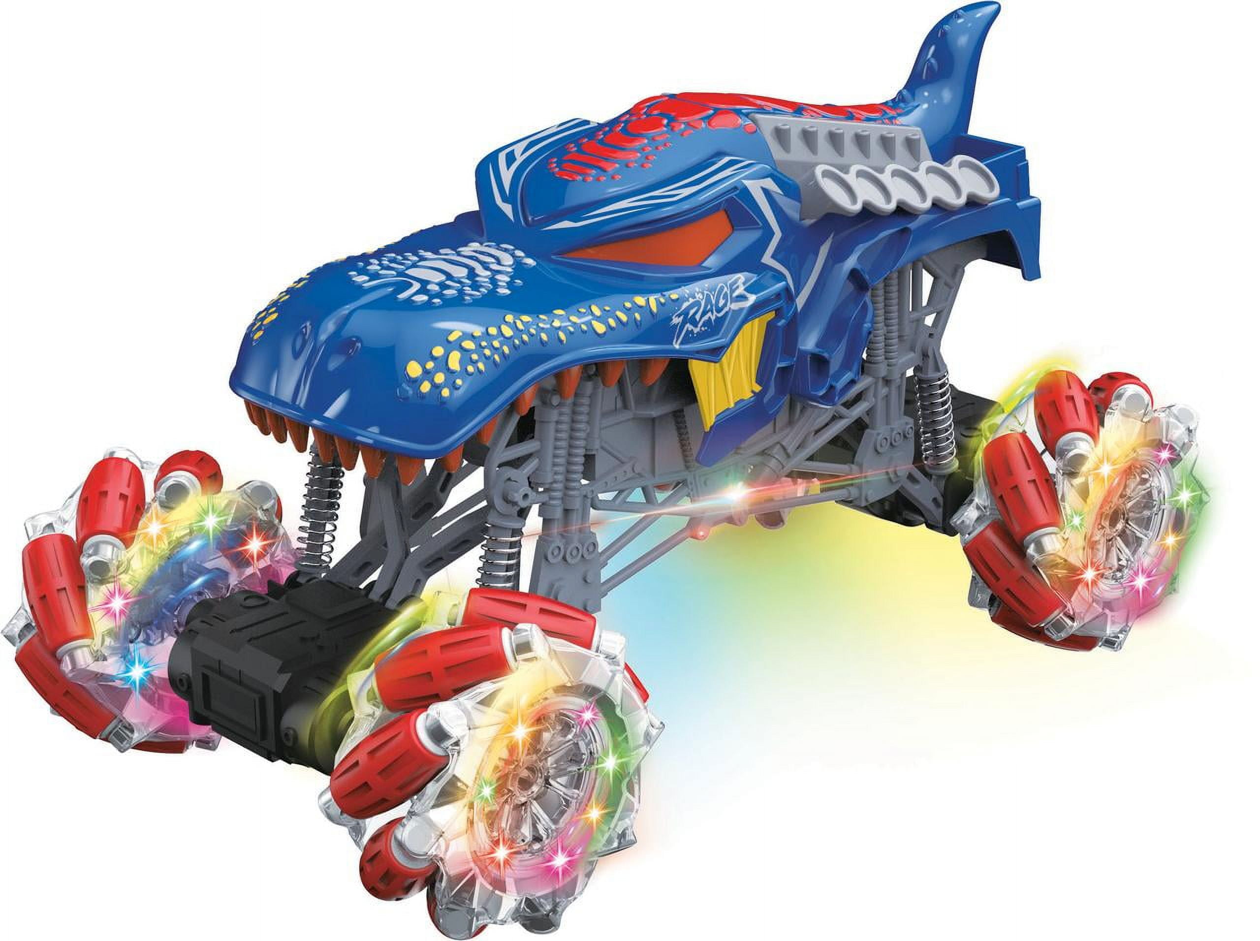 Shop Blue Dragon Remote Control Stunct Racer Speed Car with LED Wheel