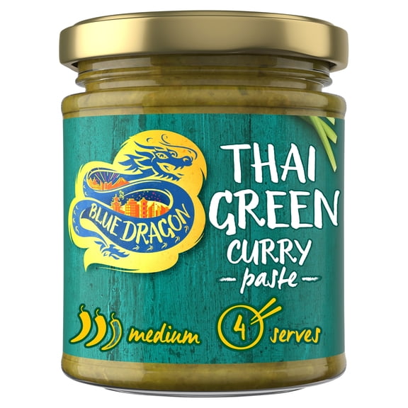 Blue Dragon Thai Green Curry Paste 170G, Imported from Britain