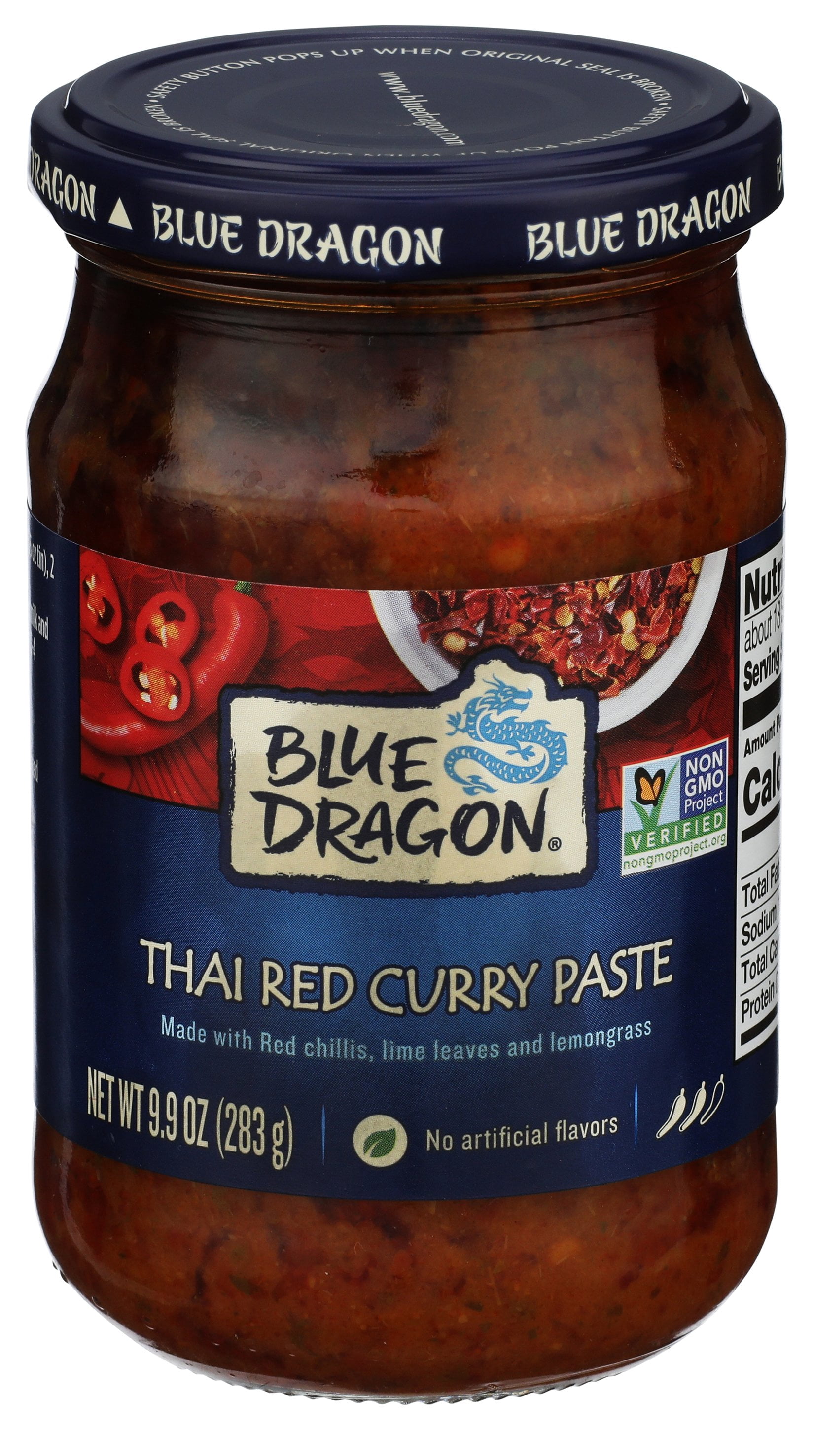 Blue Dragon - Thai Red Curry Paste - 9.9 Oz, Case of 6 - Walmart.com
